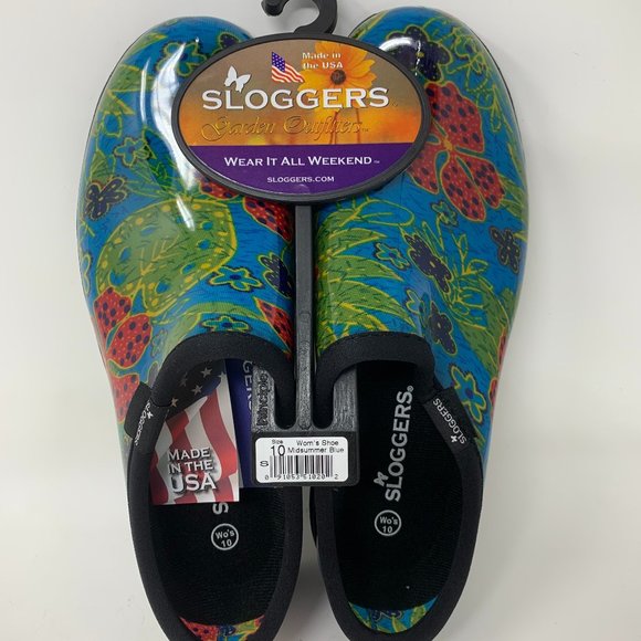 Midsummer Blue Sloggers Waterproof Rain Shoes Brand New With Tags - Picture 1 of 6
